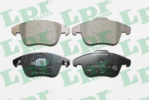 LPR 05P1480 - Brake Pad Set, disc brake parts5.com