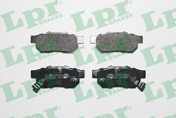 LPR 05P1425 - Fékbetétkészlet, tárcsafék parts5.com