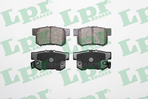 LPR 05P1423 - Fékbetétkészlet, tárcsafék parts5.com