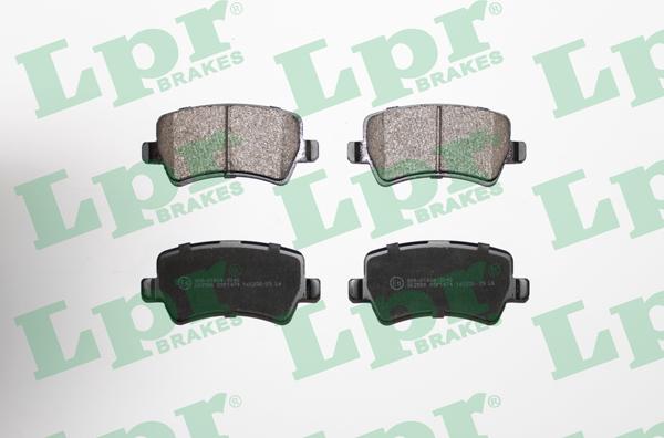 LPR 05P1474 - Kit de plaquettes de frein, frein à disque parts5.com