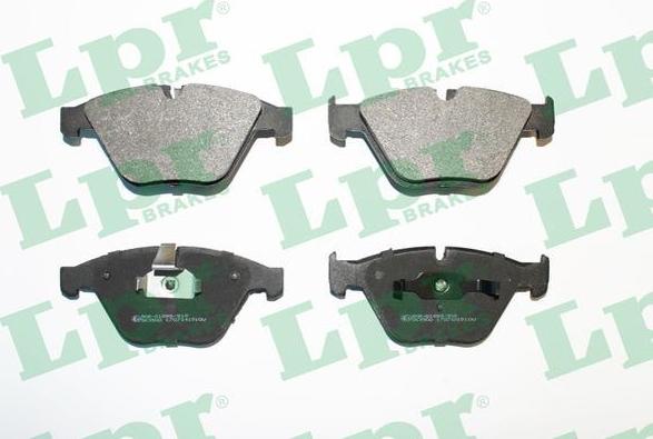 LPR 05P1510 - Brake Pad Set, disc brake parts5.com