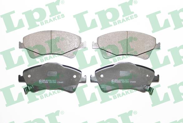 LPR 05P1589 - Brake Pad Set, disc brake parts5.com