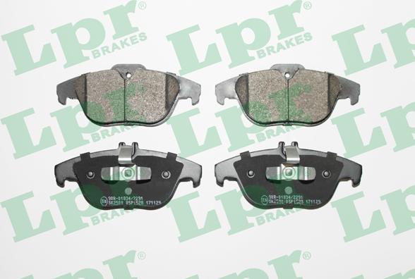 LPR 05P1528 - Brake Pad Set, disc brake parts5.com