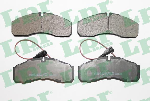 LPR 05P1664 - Brake Pad Set, disc brake parts5.com