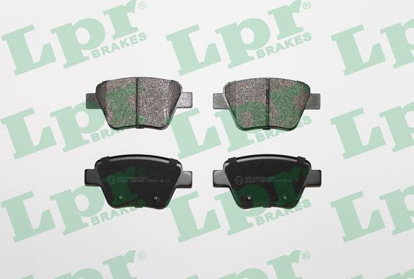 LPR 05P1608 - Set placute frana,frana disc parts5.com