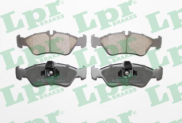 LPR 05P1611 - Brake Pad Set, disc brake parts5.com