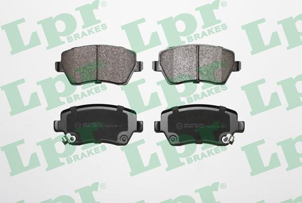 LPR 05P1621 - Brake Pad Set, disc brake parts5.com