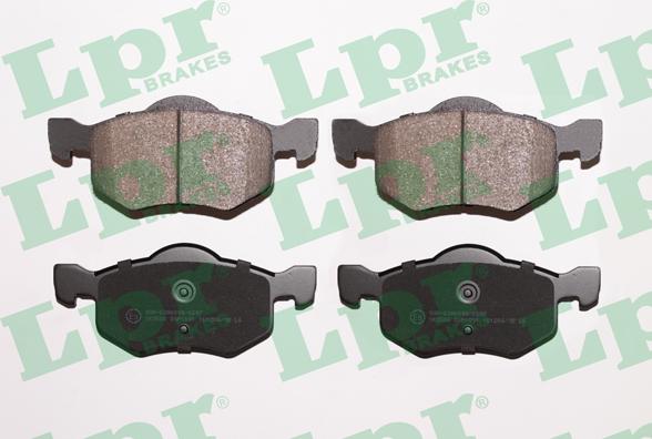 LPR 05P1091 - Brake Pad Set, disc brake parts5.com