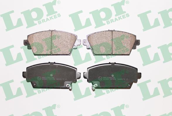 LPR 05P1036 - Sada brzdových destiček, kotoučová brzda parts5.com