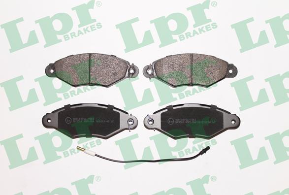 LPR 05P1106 - Brake Pad Set, disc brake parts5.com