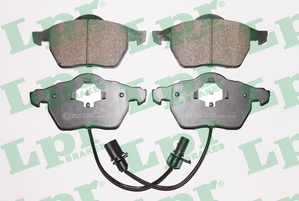 LPR 05P1119 - Kit de plaquettes de frein, frein à disque parts5.com