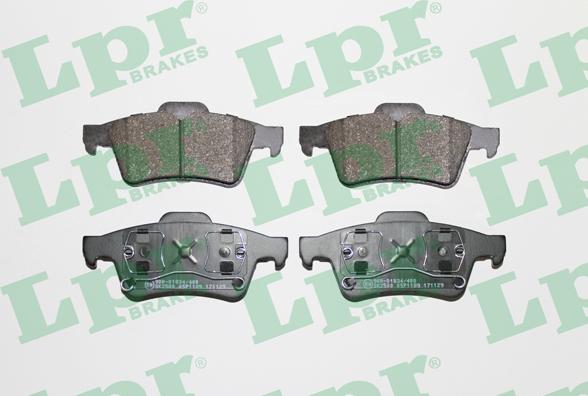 LPR 05P1189 - Fren balata seti, diskli fren parts5.com