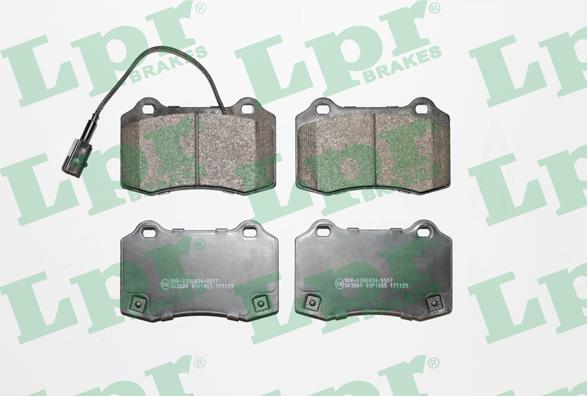 LPR 05P1855 - Kit de plaquettes de frein, frein à disque parts5.com