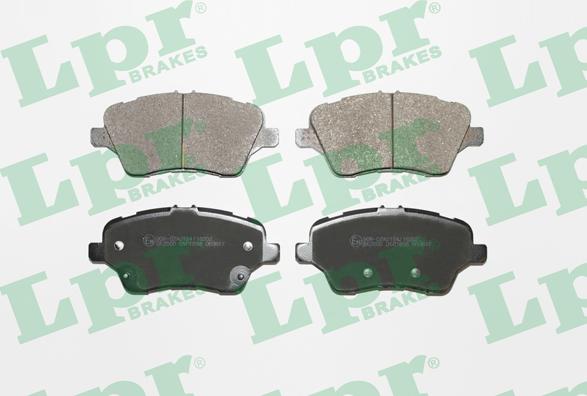 LPR 05P1856 - Brake Pad Set, disc brake parts5.com