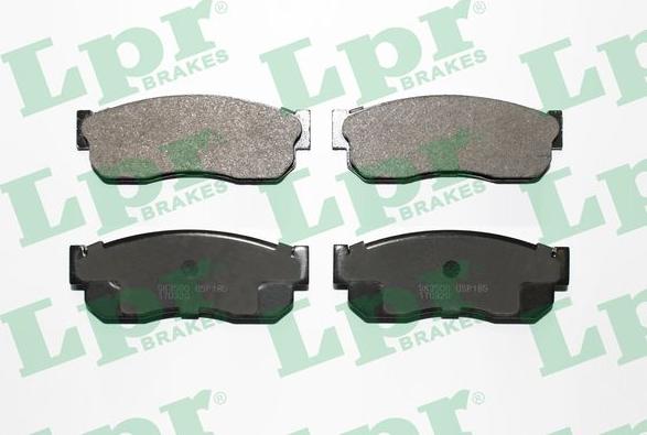 LPR 05P185 - Brake Pad Set, disc brake parts5.com