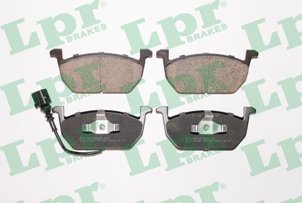 LPR 05P1836 - Brake Pad Set, disc brake parts5.com