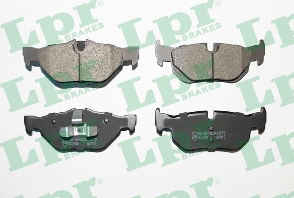 LPR 05P1876 - Brake Pad Set, disc brake parts5.com