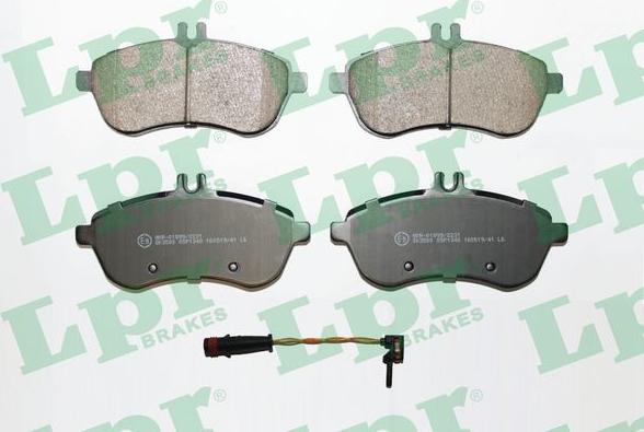 LPR 05P1340A - Brake Pad Set, disc brake parts5.com