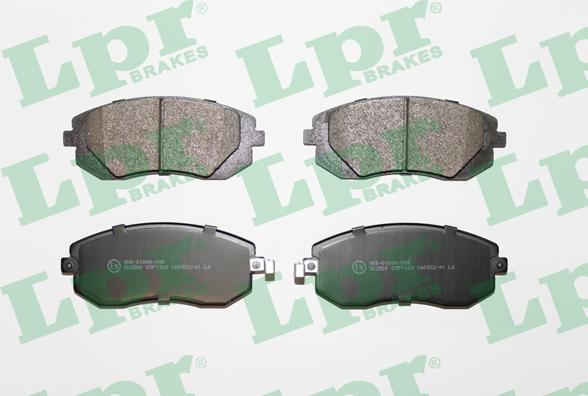 LPR 05P1363 - Fékbetétkészlet, tárcsafék parts5.com