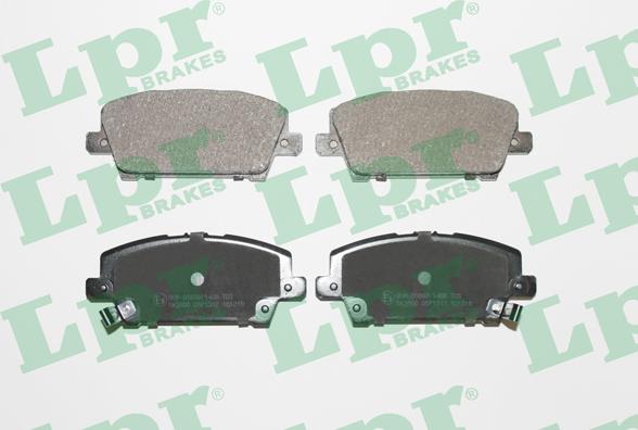 LPR 05P1317 - Brake Pad Set, disc brake parts5.com