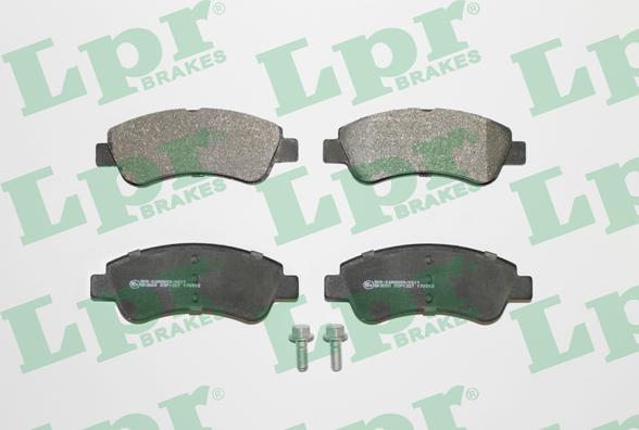 LPR 05P1327 - Sada brzdových destiček, kotoučová brzda parts5.com