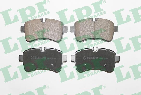 LPR 05P1296 - Brake Pad Set, disc brake parts5.com