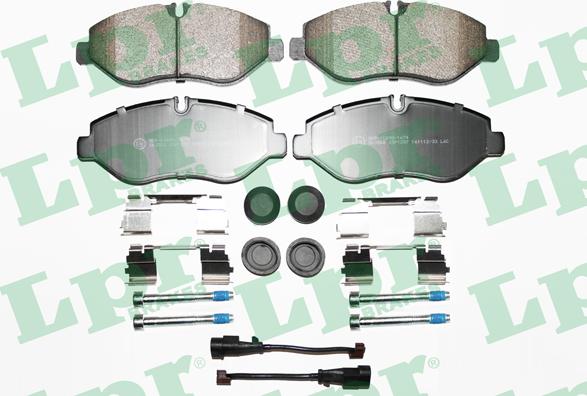 LPR 05P1297B - Brake Pad Set, disc brake parts5.com