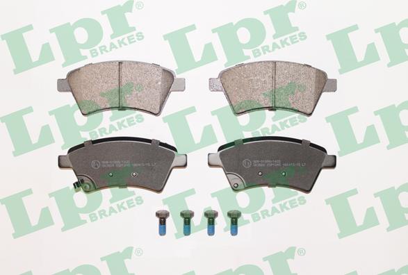 LPR 05P1245 - Brake Pad Set, disc brake parts5.com