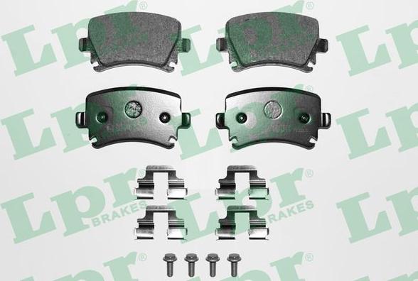 LPR 05P1219K - Brake Pad Set, disc brake parts5.com