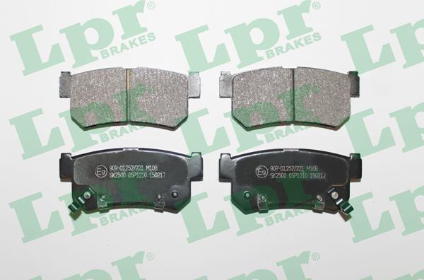 LPR 05P1210 - Brake Pad Set, disc brake parts5.com