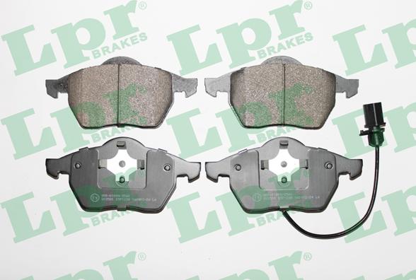 LPR 05P1238 - Sada brzdových destiček, kotoučová brzda parts5.com