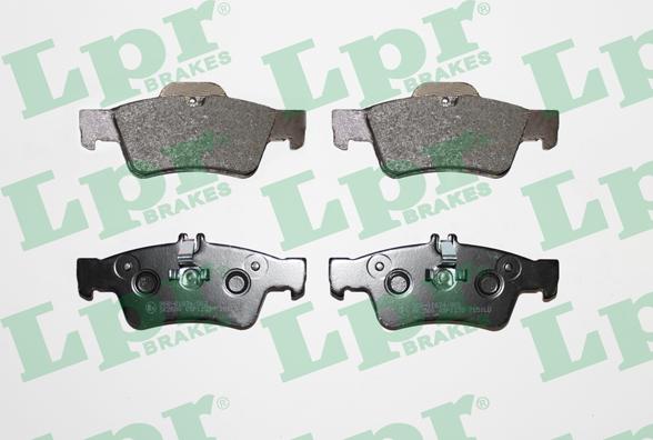 LPR 05P1232 - Brake Pad Set, disc brake parts5.com