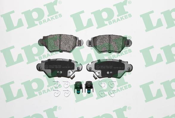 LPR 05P1227 - Brake Pad Set, disc brake parts5.com