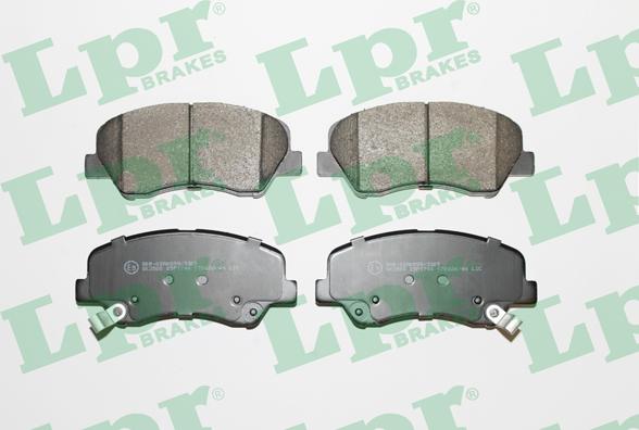 LPR 05P1744 - Brake Pad Set, disc brake parts5.com