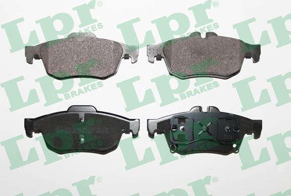 LPR 05P1761 - Тормозные колодки, дисковые, комплект parts5.com