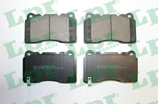 LPR 05P1783 - Brake Pad Set, disc brake parts5.com