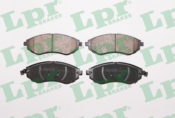 LPR 05P1730 - Brake Pad Set, disc brake parts5.com