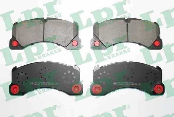 LPR 05P1738 - Set placute frana,frana disc parts5.com