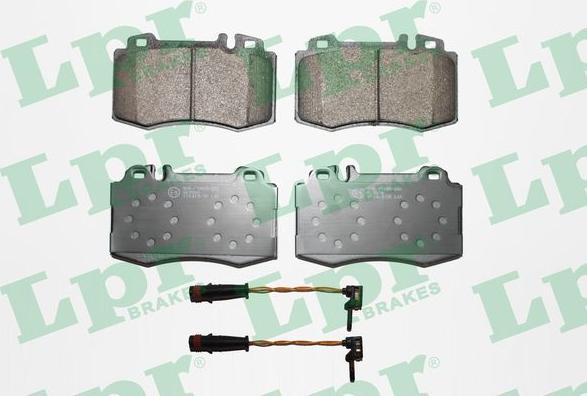 LPR 05P899A - Brake Pad Set, disc brake parts5.com