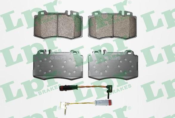 LPR 05P849A - Brake Pad Set, disc brake parts5.com