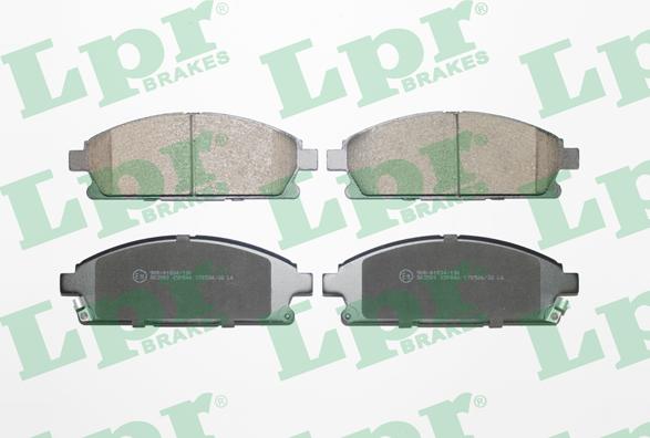 LPR 05P846 - Brake Pad Set, disc brake parts5.com