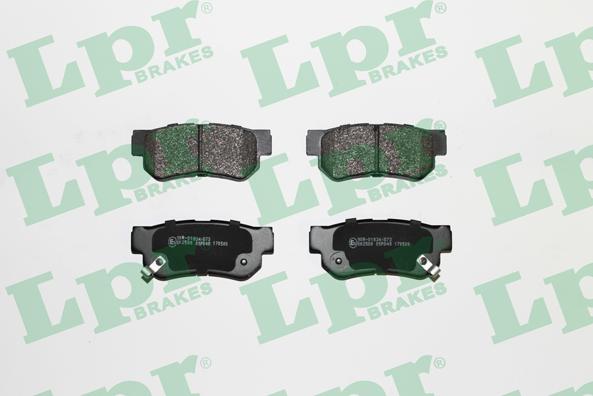 LPR 05P848 - Set placute frana,frana disc parts5.com