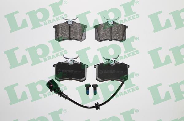 LPR 05P853 - Sada brzdových destiček, kotoučová brzda parts5.com