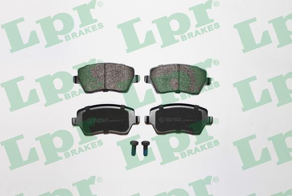 LPR 05P867 - Fren balata seti, diskli fren parts5.com