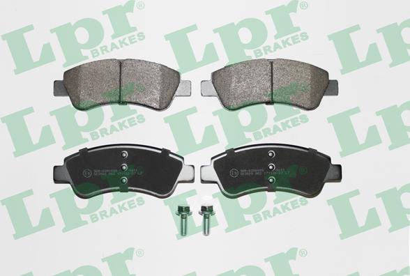 LPR 05P802 - Sada brzdových destiček, kotoučová brzda parts5.com