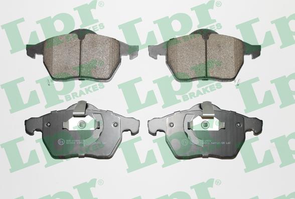 LPR 05P812 - Brake Pad Set, disc brake parts5.com