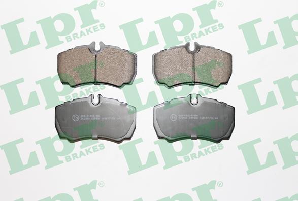 LPR 05P830 - Тормозные колодки, дисковые, комплект parts5.com