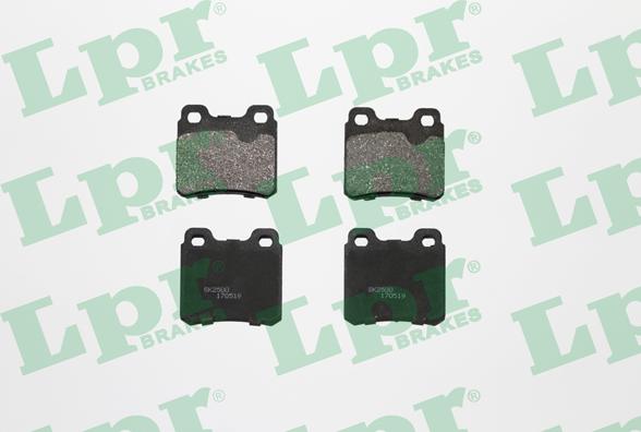 LPR 05P317 - Brake Pad Set, disc brake parts5.com