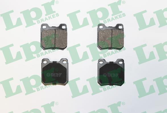 LPR 05P334 - Brake Pad Set, disc brake parts5.com