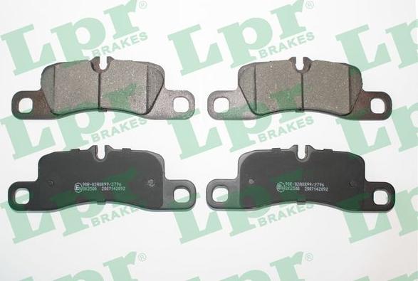 LPR 05P2092 - Brake Pad Set, disc brake parts5.com